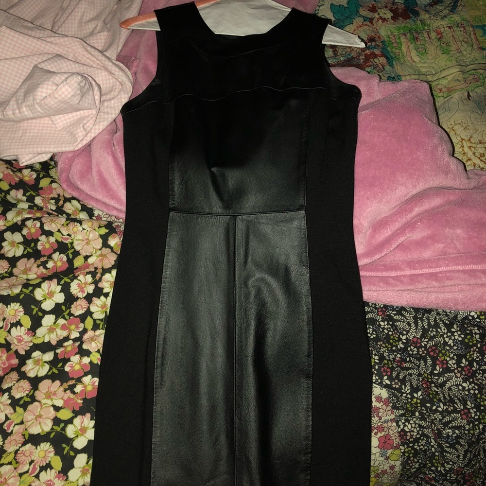 My tribe XS leather dress mini